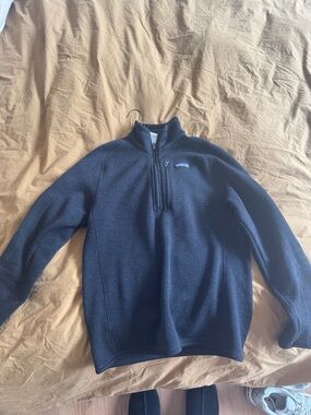 Patagonia Men's Black Q-zip Fleece Pullover